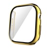 Watch 10 42mm Sert PC Kasa Electroplatink Çerçeveli Ekran Koruyucu NVTH Watch Gard 36 - Gold
