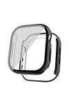 Watch 10 42mm Sert PC Kasa Electroplatink Çerçeveli Ekran Koruyucu NVTH Watch Gard 36 - Siyah