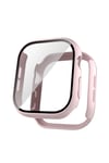 Watch 10 42mm Sert PC Kasa ve Ekran Koruyucu NVTH Watch Gard 35 - Rose Gold