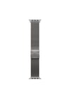 Watch 10 42mm Uyumlu NVTH KRD-121 Metal Hasır Kordon-Gri