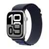 Watch 10 42mm Uyumlu NVTH KRD-74 Hasır Kordon-Siyah-Mavi
