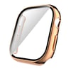 Watch 10 46mm Sert PC Kasa Electroplatink Çerçeveli Ekran Koruyucu NVTH Watch Gard 36 - Gold
