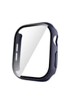 Watch 10 46mm Sert PC Kasa ve Ekran Koruyucu NVTH Watch Gard 35 - Gümüş