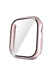 Watch 10 46mm Sert PC Kasa ve Ekran Koruyucu NVTH Watch Gard 35 - Rose Gold