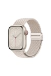Watch 38mm NVTH KRD-134 Örgü Tasarımlı Hasır Kordon Strap Kayış - Mor