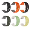 Watch 38mm Uyumlu NVTH KRD-124 Silikon Kordon Strap Kayış-Koyu Yeşil-Gri
