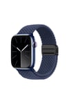 Watch 40mm NVTH KRD-134 Örgü Tasarımlı Hasır Kordon Strap Kayış - Lacivert