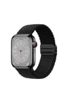 Watch 40mm NVTH KRD-134 Örgü Tasarımlı Hasır Kordon Strap Kayış - Siyah