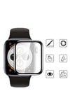 Watch 42mm NVTH Mat Eko PMMA Pet Saat Ekran Koruyucu - Siyah