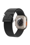 Watch 44mm NVTH KRD-25 Metal Hasır Kordon-Siyah