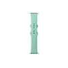 Watch 44mm Uyumlu NVTH KRD-131 Silikon Kordon Strap Kayış-Açık Yeşil