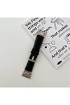 Watch Ultra 49mm NVTH KRD-114 Metal Başlıklı Suni Deri Kordon-Açık Kahve