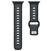 Watch Ultra 49mm NVTH KRD-135 Silikon Kordon Strap Kayış - Koyu Yeşil-Siyah