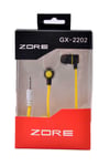 Zore GX-2202 Mp3 Kulaklık Kısa Kutulu - Sarı