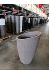 120 Litre Datça Dizayn 30 Derece Açılı Fiberglas Dev Saksı