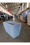120 Litre Uzun Dikdörtgen Fiberglas Saksı