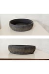 2 Adet Beton Aranjman ve Bonsai Saksısı Kare Desen Ağız Çap 25-30 cm çap Antrasit Gold