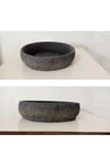 2 Adet Beton Aranjman ve Bonsai Saksısı Kare Desen Ağız Çap 25-30 cm çap Antrasit Gold