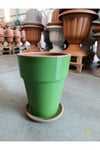 20-25 Litre Tabaklı Dekoratif Toprak Saksı