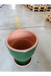20-25 Litre Tabaklı Dekoratif Toprak Saksı