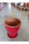 20-25 Litre Tabaklı Dekoratif Toprak Saksı
