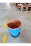 20-25 Litre Uzun Dekoratif Toprak Saksı