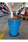 20-25 Litre Uzun Dekoratif Toprak Saksı