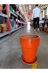 20-25 Litre Uzun Dekoratif Toprak Saksı