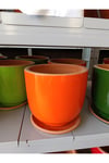 25-30 Litre Tabaklı Dekoratif Toprak Saksı