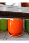 25-30 Litre Tabaklı Dekoratif Toprak Saksı