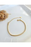 316L 1.Sınıf Kadın/Erkek Unisex Yılan Model sade ve Şık Gold Zincir Bileklik