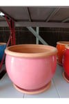 40-50 Litre Bombeli Dekoratif Toprak Saksı