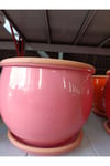 40-50 Litre Bombeli Dekoratif Toprak Saksı