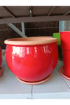 40-50 Litre Tabaklı Bombeli Toprak Saksı