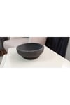 Beton Bonsai Saksısı siyah çift taban