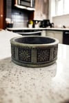 Çiçek Desenli Beton Bonsai ve aranjman Saksısı -+30 cksaaltcöes