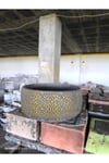 Dantel Desen Gold Gri Beton Saksı