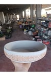 DEKORATİF TAŞ SAKSI BETON 2 NO. (ARAJMAN SAKSISI)
