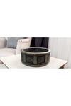 Gold desenli eskitme beton saksı 23*10 cm suya karşı 50 yıl garantili