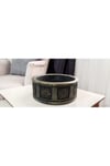 Gold desenli eskitme beton saksı 23*10 cm suya karşı 50 yıl garantili