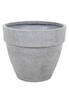 Hafif Beton Saksı Gül Gri (s) 18x16