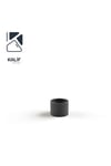 Hafif Beton Saksı (terrazo) Cylinder 20x15 Siyah