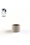 Hafif Beton Saksı (terrazo) Cylinder 35x25 Krem