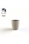 Hafif Beton Saksı (terrazo) Flora (s) 42x45 Krem