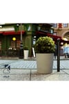 Hafif Beton Saksı (terrazo) Flora (s) 42x45 Gri