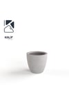 Hafif Beton Saksı (terrazo) Indra (m) 36x32 Gri