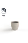 Hafif Beton Saksı (terrazo) Indra (m) 36x32 Krem