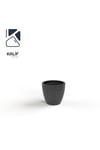 Hafif Beton Saksı (terrazo) Indra (s) 28x25 Siyah
