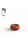 Hafif Beton Saksı (terrazo) Pan (m) 36x20 Kırmızı