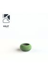 Hafif Beton Saksı (terrazo) Pan (s) 22x15 Yeşil